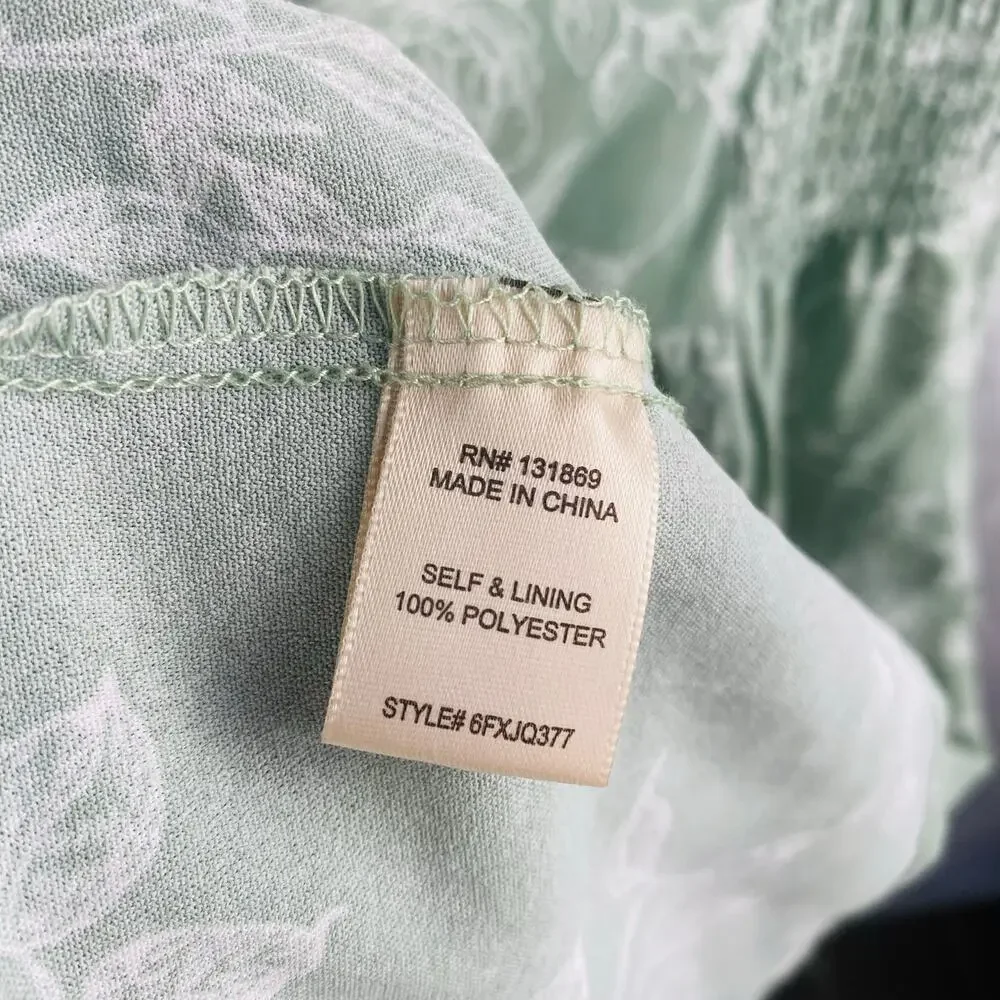 Inspired Hearts Sage‎ Green Floral Maxi Dress Large Milkmaid Cottage - Picture 6 of 7